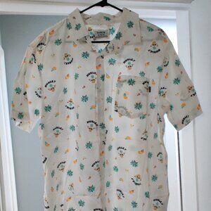Men's Hurley Fruit Bros Short Sleeve Button Up
